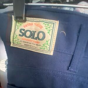 Vintage Solo Seamore Authentic Denim Made In USA Jeans Work Pants